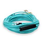 Picture of 25m MPO/UPC to 4xLC/UPC Duplex Aqua OM4 OFNP (Plenum-Rated) 8-Strand Fiber Fanout Cable