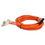 Picture of 5m MPO/UPC to 4xLC/UPC Duplex Orange OM1 OFNR (Riser-Rated) 8-Strand MMF Fiber Fanout Cable