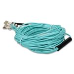 Picture of 15m MPO/UPC to 6xLC/UPC Duplex Aqua OM3 OFNR (Riser-Rated) 12-Strand Fiber Fanout Cable