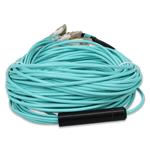 Picture of 15m MPO/UPC to 6xLC/UPC Duplex Aqua OM3 OFNR (Riser-Rated) 12-Strand Fiber Fanout Cable