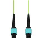 Picture of 0.5m MPO/UPC to MPO/UPC Lime Green OM5 LSZH 12-Strand Fiber Patch Cable