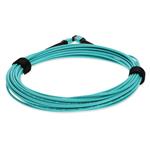 Picture of 1.5m MPO/UPC to MPO/UPC Aqua OM4 OFNP (Plenum-Rated) 12-Strand TAA Fiber Patch Cable