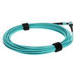 Picture of 1.5m MPO/UPC to MPO/UPC Aqua OM4 OFNP (Plenum-Rated) 12-Strand TAA Fiber Patch Cable