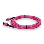 Picture of 10m MPO/UPC to MPO/UPC Magenta OM4 OFNR (Riser-Rated) 12-Strand TAA Fiber Patch Cable