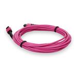 Picture of 10m MPO/UPC to MPO/UPC Magenta OM4 OFNR (Riser-Rated) 12-Strand TAA Fiber Patch Cable