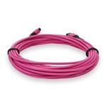 Picture of 10m MPO/UPC to MPO/UPC Magenta OM4 OFNR (Riser-Rated) 12-Strand TAA Fiber Patch Cable