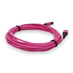 Picture of 10m MPO/UPC to MPO/UPC Magenta OM4 OFNR (Riser-Rated) 12-Strand TAA Fiber Patch Cable