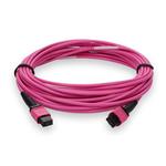 Picture of 10m MPO/UPC to MPO/UPC Magenta OM4 OFNR (Riser-Rated) 12-Strand TAA Fiber Patch Cable