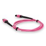 Picture of 10m MPO/UPC to MPO/UPC Magenta OM4 OFNP (Plenum-Rated) 12-Strand TAA Fiber Patch Cable