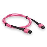 Picture of 10m MPO/UPC to MPO/UPC Magenta OM4 OFNP (Plenum-Rated) 12-Strand TAA Fiber Patch Cable