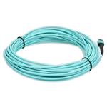 Picture of 12m MPO/UPC to MPO/UPC Aqua OM3 OFNR (Riser-Rated) 12-Strand Fiber Patch Cable