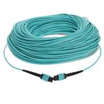 Picture of 140m MPO/UPC to MPO/UPC Aqua OM4 OFNR (Riser-Rated) 12-Strand Fiber Patch Cable