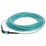 Picture of 15m MPO/UPC to MPO/UPC Aqua OM3 OFNR (Riser-Rated) 12-Strand Fiber Patch Cable