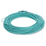 Picture of 15m MPO/UPC to MPO/UPC Aqua OM3 OFNR (Riser-Rated) 12-Strand Fiber Patch Cable