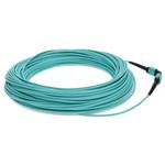 Picture of 15m MPO/UPC to MPO/UPC Aqua OM3 OFNR (Riser-Rated) 12-Strand Fiber Patch Cable
