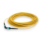 Picture of 15m MPO/UPC to MPO/UPC Yellow OM4 OFNR (Riser-Rated) 12-Strand Fiber Patch Cable