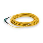 Picture of 15m MPO/UPC to MPO/UPC Yellow OM4 OFNR (Riser-Rated) 12-Strand Fiber Patch Cable