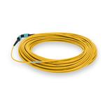 Picture of 15m MPO/UPC to MPO/UPC Yellow OM4 OFNR (Riser-Rated) 12-Strand Fiber Patch Cable