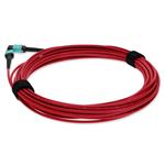 Picture of 1m MPO/UPC to MPO/UPC Red OM4 OFNP (Plenum-Rated) 12-Strand TAA Fiber Patch Cable