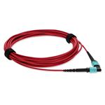 Picture of 1m MPO/UPC to MPO/UPC Red OM4 OFNP (Plenum-Rated) 12-Strand TAA Fiber Patch Cable