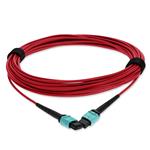 Picture of 1m MPO/UPC to MPO/UPC Red OM4 OFNP (Plenum-Rated) 12-Strand TAA Fiber Patch Cable