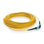 Picture of 25m MPO/UPC to MPO/UPC Yellow OM4 OFNR (Riser-Rated) 12-Strand Fiber Patch Cable