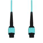 Picture of 30m MPO/UPC (Male) to MPO/UPC (Male) Aqua OM4 OFNP (Plenum-Rated) 12-Strand Fiber Patch Cable