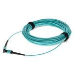 Picture of 35m MPO/UPC to MPO/UPC Aqua OM4 OFNP (Plenum-Rated) 12-Strand Fiber Patch Cable