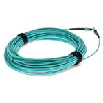 Picture of 35m MPO/UPC to MPO/UPC Aqua OM4 OFNP (Plenum-Rated) 12-Strand Fiber Patch Cable