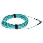 Picture of 35m MPO/UPC to MPO/UPC Aqua OM4 OFNP (Plenum-Rated) 12-Strand Fiber Patch Cable