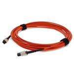 Picture of 5m MPO/UPC to MPO/UPC Orange OM1 OFNR (Riser-Rated) 12-Strand Fiber Patch Cable