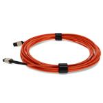 Picture of 5m MPO/UPC to MPO/UPC Orange OM1 OFNR (Riser-Rated) 12-Strand Fiber Patch Cable