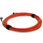 Picture of 5m MPO/UPC to MPO/UPC Orange OM1 OFNR (Riser-Rated) 12-Strand Fiber Patch Cable