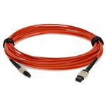 Picture of 5m MPO/UPC to MPO/UPC Orange OM1 OFNR (Riser-Rated) 12-Strand Fiber Patch Cable