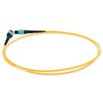 Picture of 6m MPO/UPC to MPO/UPC Yellow OM4 OFNR (Riser-Rated) 12-Strand Fiber Patch Cable