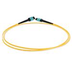Picture of 6m MPO/UPC to MPO/UPC Yellow OM4 OFNR (Riser-Rated) 12-Strand Fiber Patch Cable