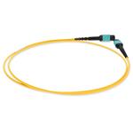 Picture of 6m MPO/UPC to MPO/UPC Yellow OM4 OFNR (Riser-Rated) 12-Strand Fiber Patch Cable