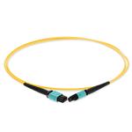 Picture of 6m MPO/UPC to MPO/UPC Yellow OM4 OFNR (Riser-Rated) 12-Strand Fiber Patch Cable