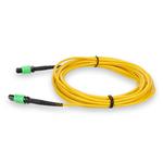 Picture of 7m MPO/APC to MPO/APC Yellow OS2 LSZH 12-Strand SMF Fiber Patch Cable