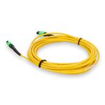 Picture of 7m MPO/APC to MPO/APC Yellow OS2 LSZH 12-Strand SMF Fiber Patch Cable