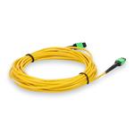 Picture of 7m MPO/APC to MPO/APC Yellow OS2 LSZH 12-Strand SMF Fiber Patch Cable