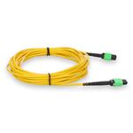 Picture of 7m MPO/APC to MPO/APC Yellow OS2 LSZH 12-Strand SMF Fiber Patch Cable