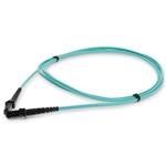 Picture of 1m MT-RJ to MT-RJ Aqua OM4 Duplex OFNR (Riser-Rated) Fiber Patch Cable