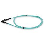 Picture of 1m MT-RJ to MT-RJ Aqua OM4 Duplex OFNR (Riser-Rated) Fiber Patch Cable