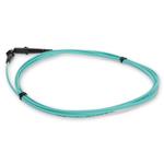 Picture of 1m MT-RJ to MT-RJ Aqua OM4 Duplex OFNR (Riser-Rated) Fiber Patch Cable