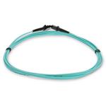 Picture of 1m MT-RJ to MT-RJ Aqua OM4 Duplex OFNR (Riser-Rated) Fiber Patch Cable