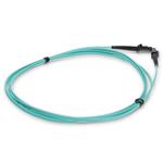 Picture of 1m MT-RJ to MT-RJ Aqua OM4 Duplex OFNR (Riser-Rated) Fiber Patch Cable