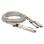 Picture of Arista Networks® C-O800-2Q400-1M Compatible TAA 800GBase-CU OSFP to 2xQSFP112 Direct Attach Cable (Passive Twinax, 1m)