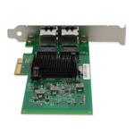 Picture of 10/100/1000Mbs Dual RJ-45 Port 100m PCIe 2.0 x4 Network Interface Card Intel 82576 Chipset
