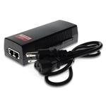 Picture of 30W 10/100/1000M POE Injector with plastic shell (10/100/1000Base-T, 30W,1/2(+),3/6(-))